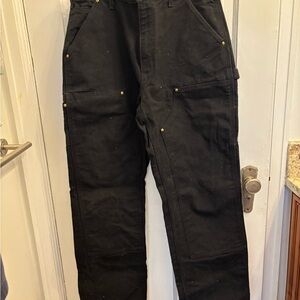 Carhartt Men's Black Carpenter Pants